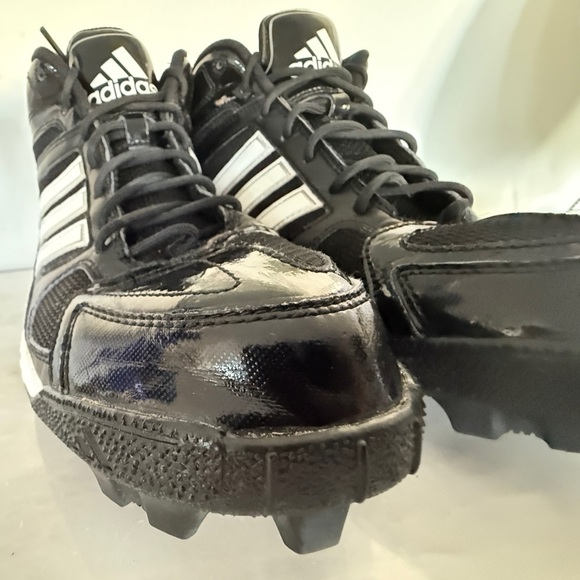 Adidas Destroy MD Mid G24238 Football Turf Cleats - Men’s 11.5 - Black/White - Picture 7 of 10